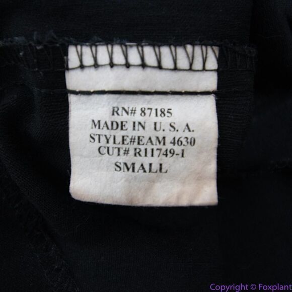 Ruby Rox USA-made black mini bodycon dress spaghetti strap, size S - Picture 12 of 13